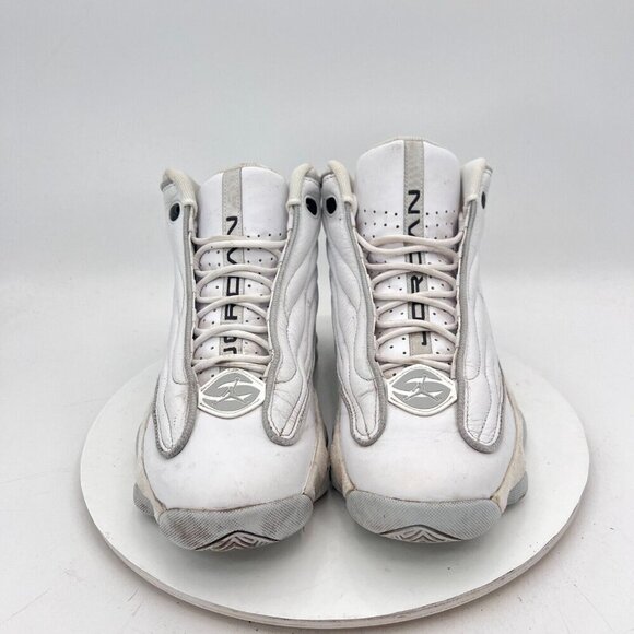 Nike Air Jordan Pro Strong Pure Money Men Size 10.5 DC8418-103 White Silver Shoe - Picture 2 of 13